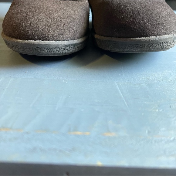 EUROSOFT by SOFFT Brown Suede Wedge Knee Boots - Picture 5 of 10